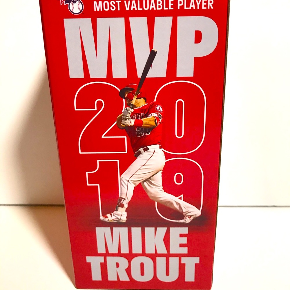 Angels Mike Trout MVP Bobble head. New in box